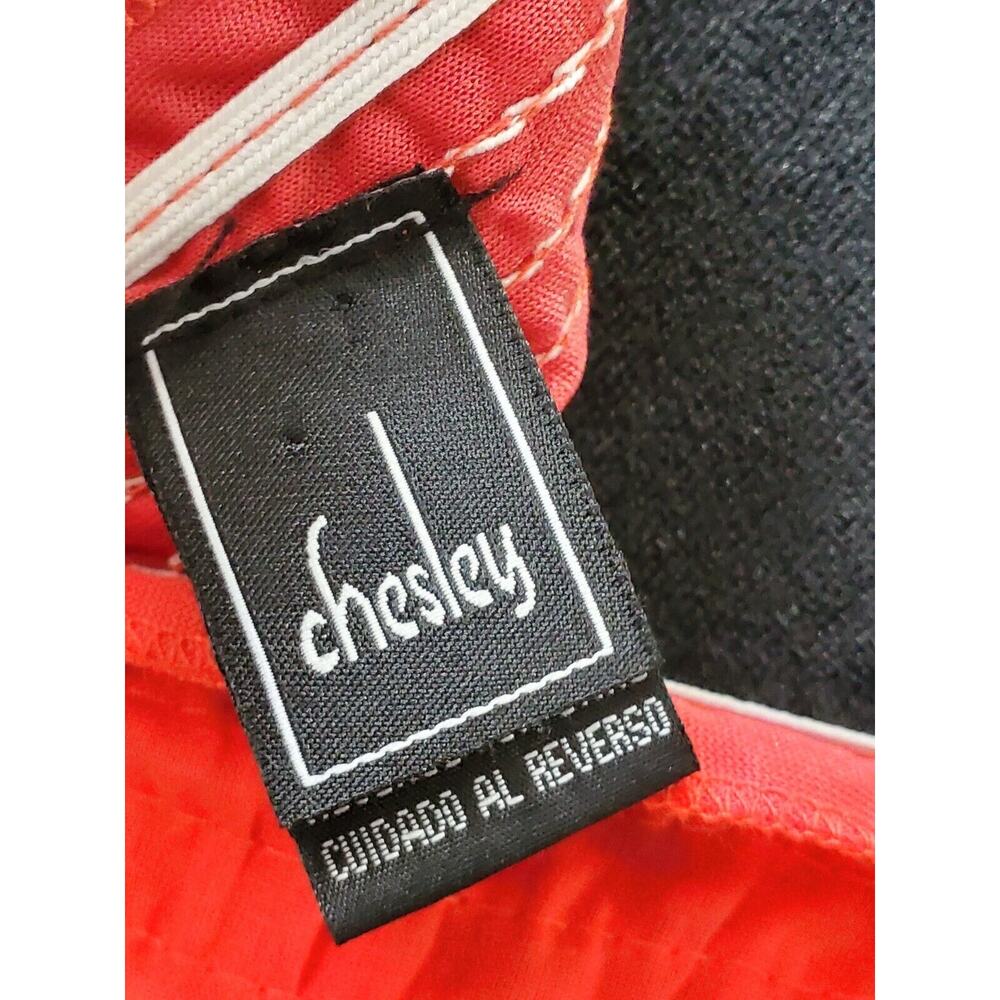 Chesley Women's Red 100% Cotton Sleeveless Casual Knee Length Dress Size L - Picture 9 of 12
